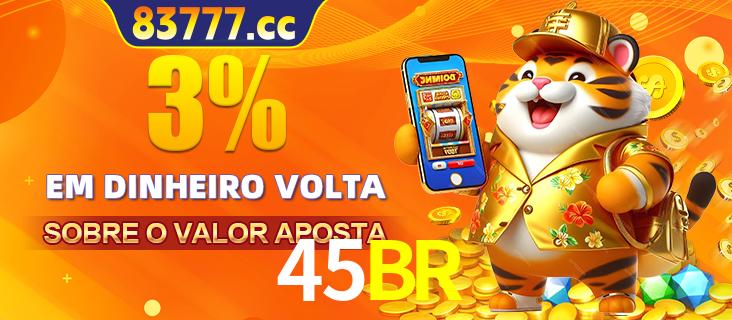 Promoção para baixar e instalar o aplicativo do cassino 45BR. O banner oferece uma recompensa de R1aR1aR8, com a imagem de uma cobra sobre moedas de ouro.